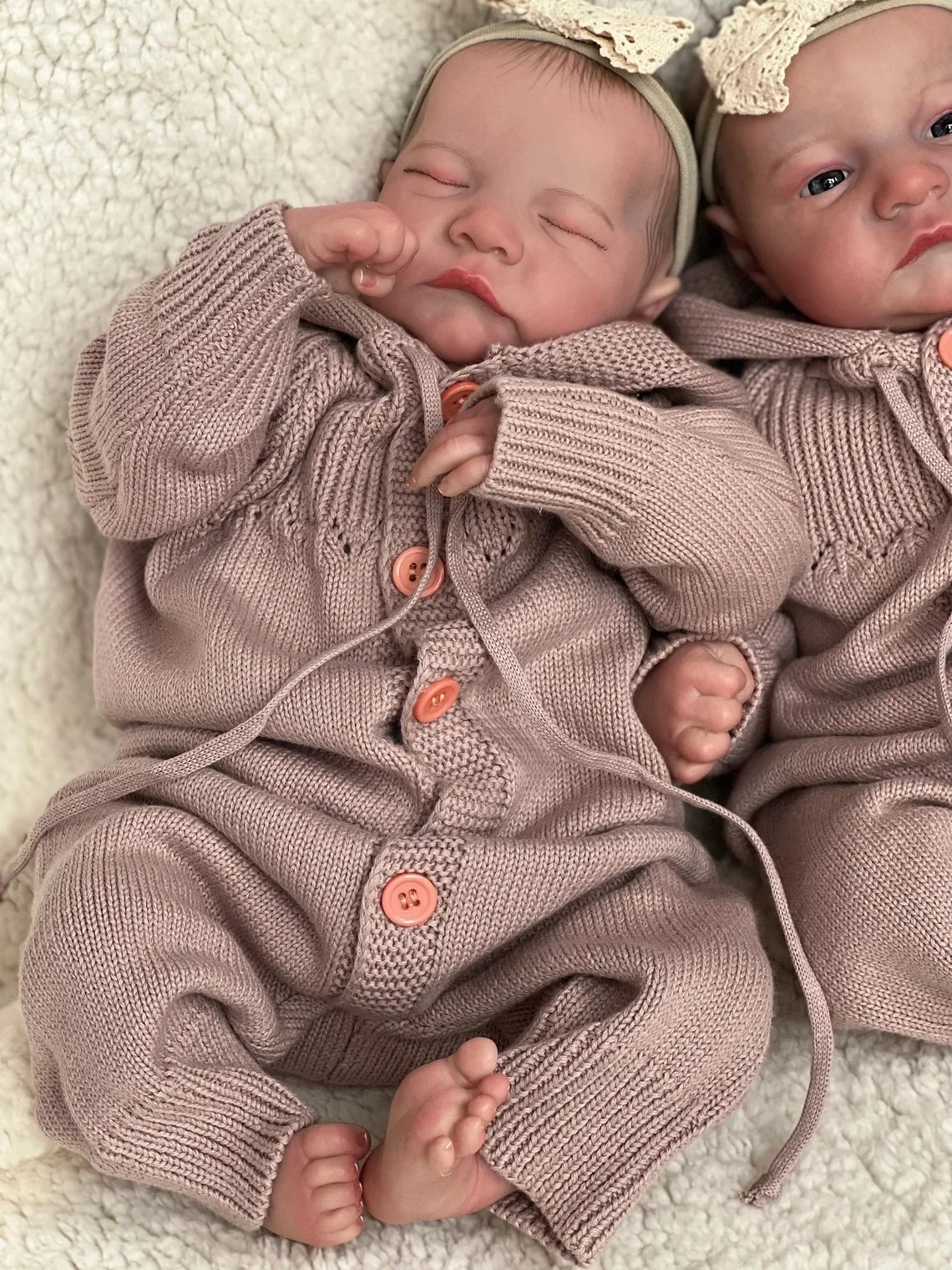 Tweeling Levi Bebe Reborn siliconen pasgeboren baby realistische Soft Touch pop speelgoed kerstcadeau verjaardag handverf haar pasgeboren pop