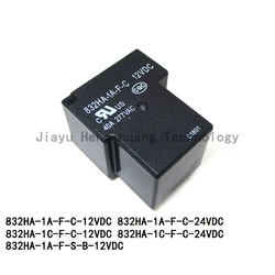 2PCS 832HA-1A-F-C-12VDC 832HA-1A-F-C-24VDC 832HA-1C-F-C-12V 832HA-1C-F-C-24V 832HA-1A-F-S-B-12VDC 40A4pin 5pin High Power Relay