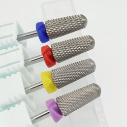 1Pcs Cone Round Cross Carbide Nail Drill Bit Electric Manicure Drills Milling Cutter Burr Nail Files Bits