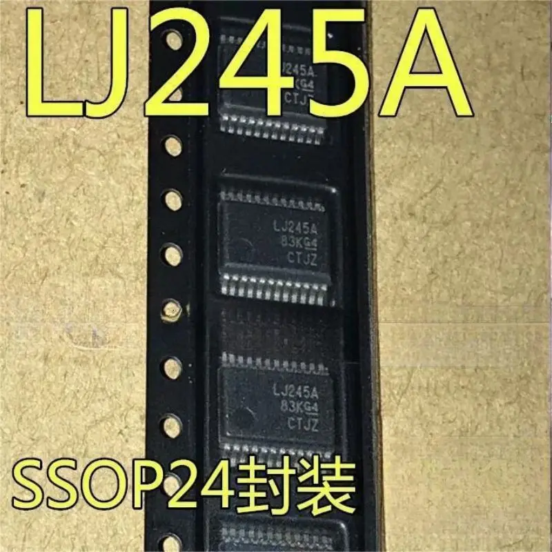 20PCS SN74LVC4245ADBR silk screen printed LJ245A SSOP-24 transceiver and level conversion chip thickness