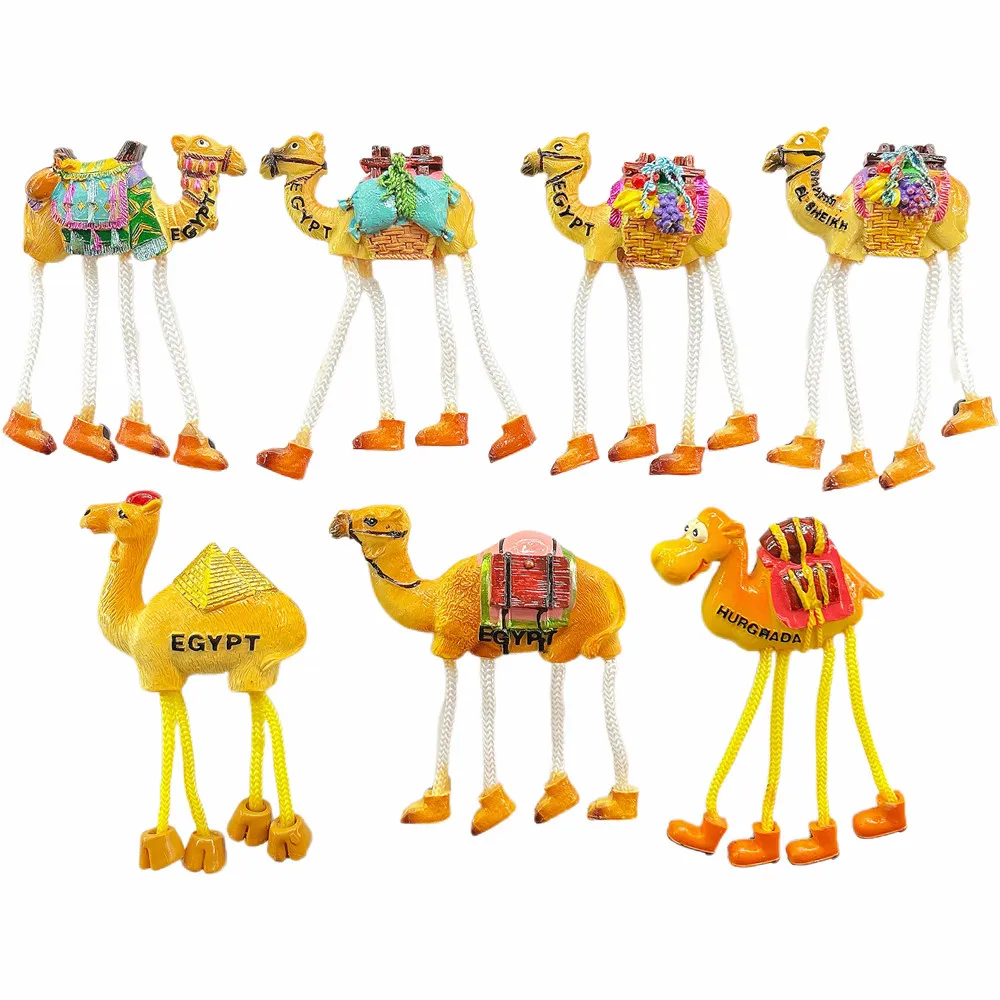 Egypt magnet, EGYPT camel car souvenir, 3D cute decor, resin fridge ornament, African funny gift, magnetic decor