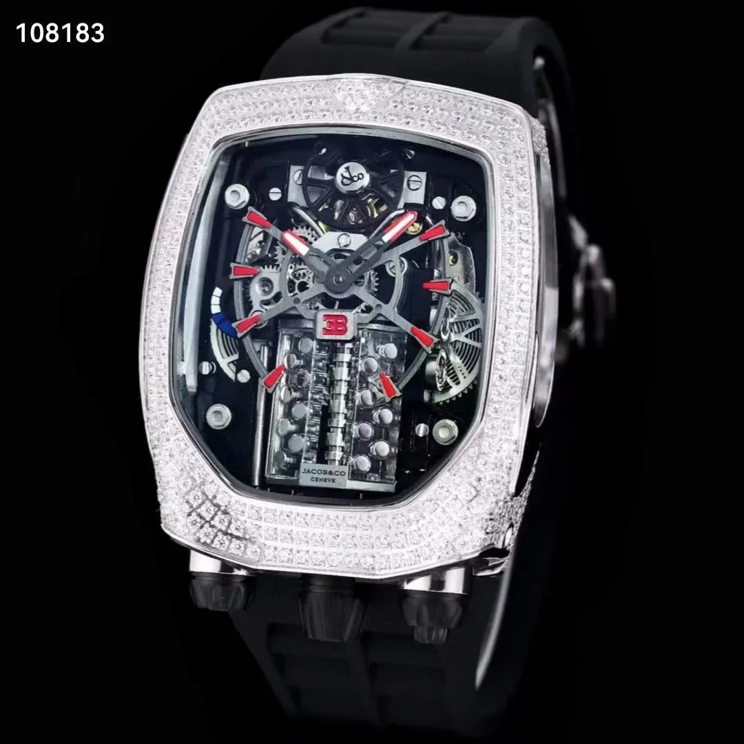 Advanced limited edition men's mechanical watch new design carving custom watch automatic mechanical watch men's watch men's gif