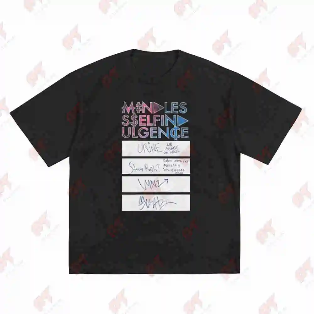 Mindless Self Indulgence 2013 Tour Rare Short Sleeve Tee 100% Cotton T-Shirt