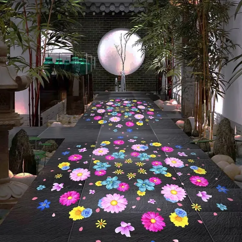 Yufan Four Figure Dynamic Pattern Projection Light Outdoor Waterproof Advertising Light Gobo logo Projector