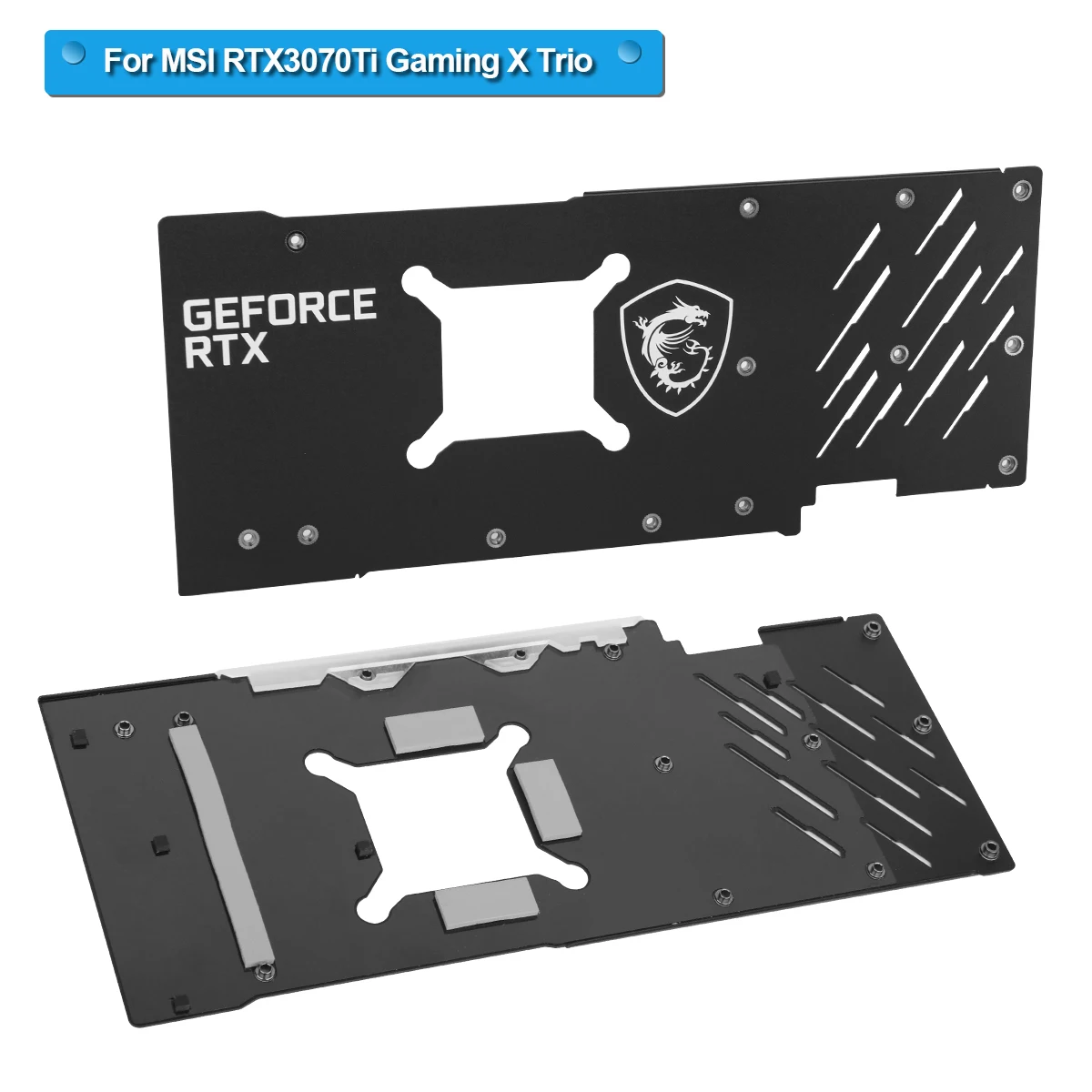 

Новая видеокарта RTX3070Ti, сменная задняя панель радиатора для MSI RTX 3070Ti Gaming X Trio