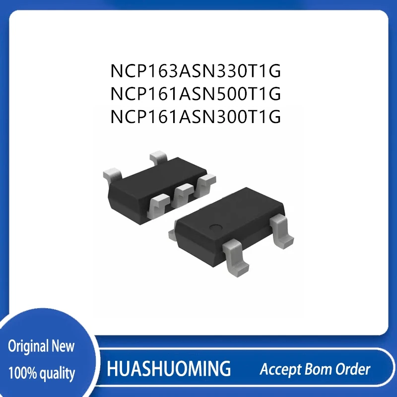 100Pcs/Lot NCP163ASN330T1G NCP161ASN500T1G NCP161ASN300T1G SOT23-5