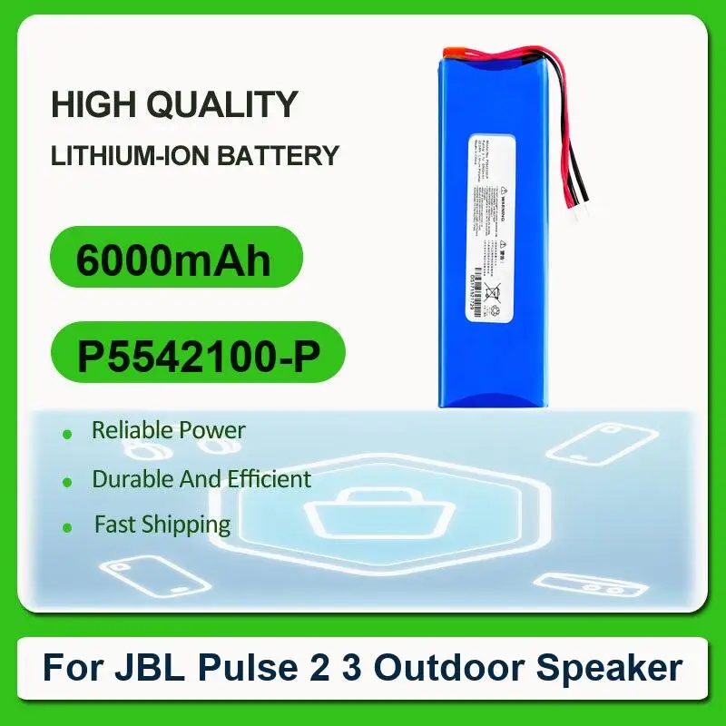 Battery For JBL Flip II 2 2013 Pulse 3 Outdoor Speaker