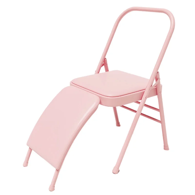 Wide yoga chair Iyengar professional auxiliary chair bold reinforced folding chair yoga child auxiliary stool yoga