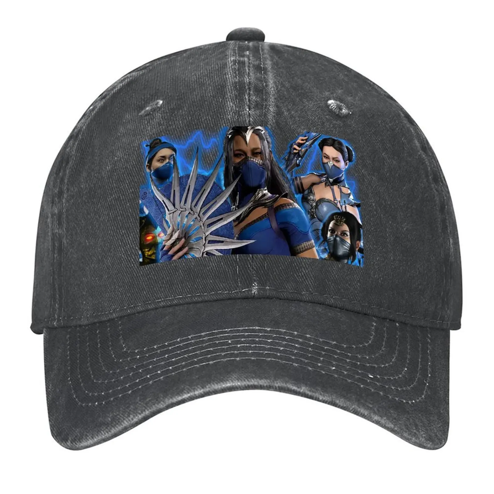 

Mortal Kombat 1 - Kitana MK Baseball Cap hats on offer Sun Cap Big Size Hat Girl Men's