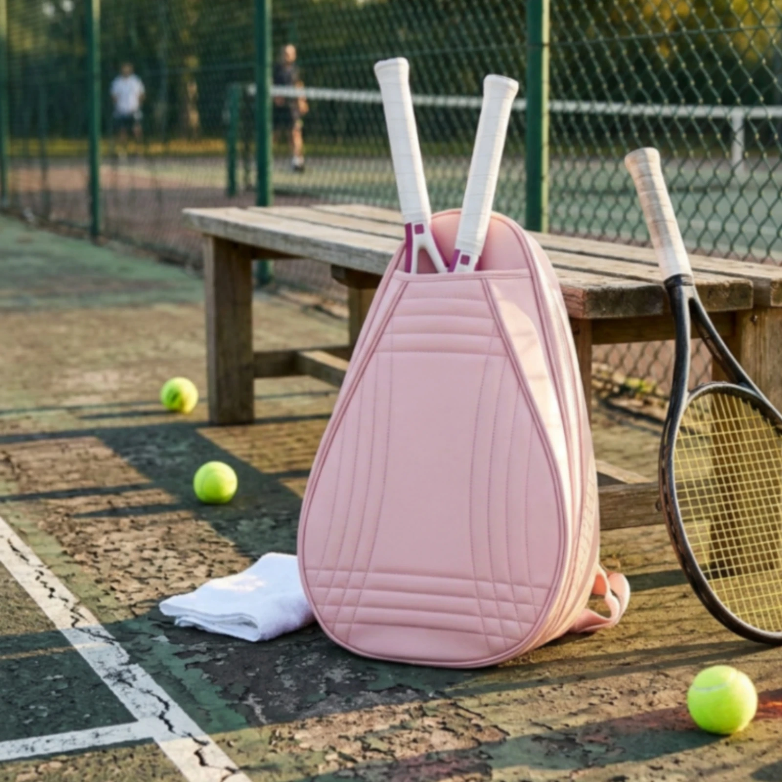 Tennis Racket Bag Comfortable Tennis Racket Backpack Sturdy Easy to Clean for Travel