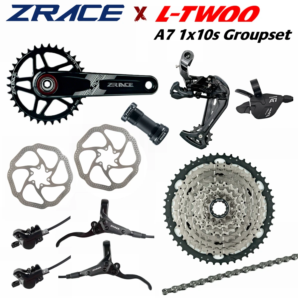 

LTWOO A7 10 Speed Shifter + Rear Derailleur 10s + ZRACE Cassette / Crankset / Brake / Chain, MTB Groupset, PCR BEYOND M4100