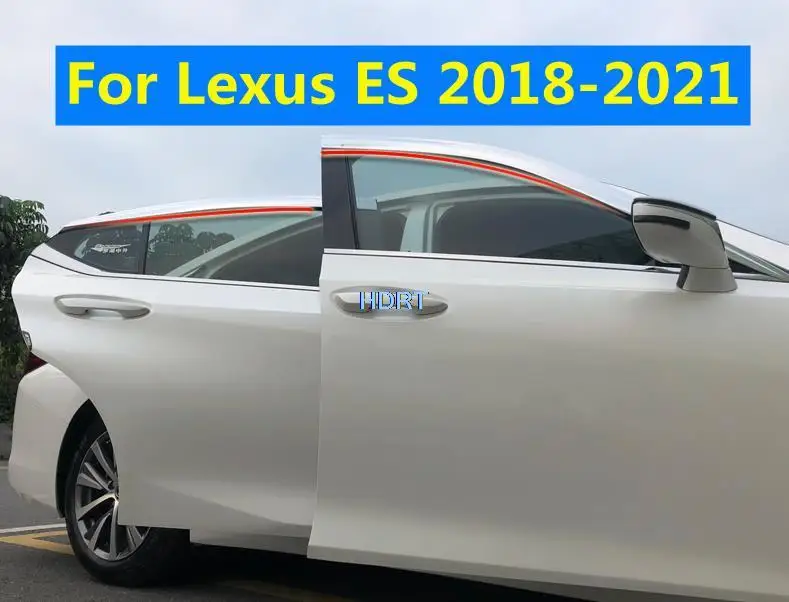 

Оконный дефлектор для Lexus ES 2018-2021 ABS, хромированный козырек, 4 шт., защитный козырек от солнца и дождя дефлекторы, навес, крышка, внешний автомобиль-стиль