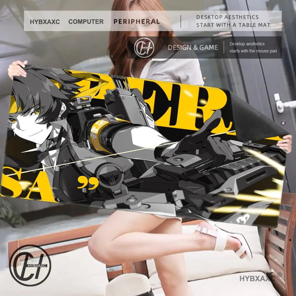 ZZZ الألعاب قيصر الملك ماوس الوسادة إيفلين شيفالييه أسابا هاروماسا زينليس زون صفر لوحة المفاتيح حصير مكتب XXL أنيمي الفتيات ماوس الوسادة