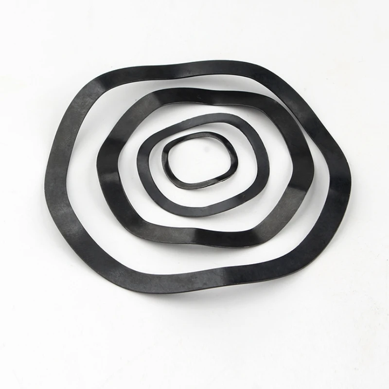 M3 M4 M5 M6 M8 M10 ~M118 Black Steel 65MN Wave Washers Spring Washer  Spring Washer Gasket