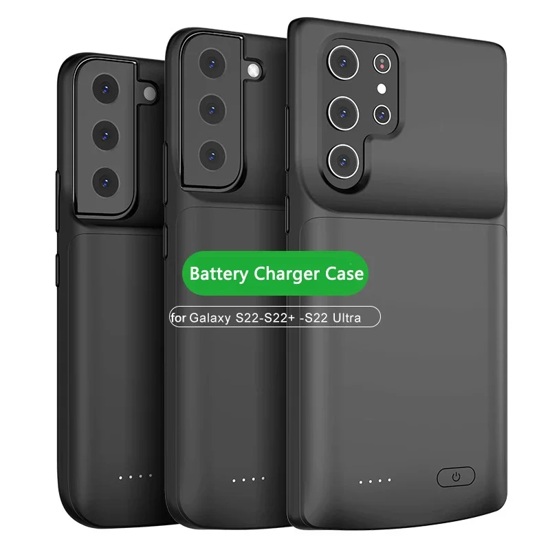 Funda de cargador de batería para Samsung Galaxy S22 S22 Plus, funda de carga de Banco de energía ultradelgada, funda de batería para Samsung S21