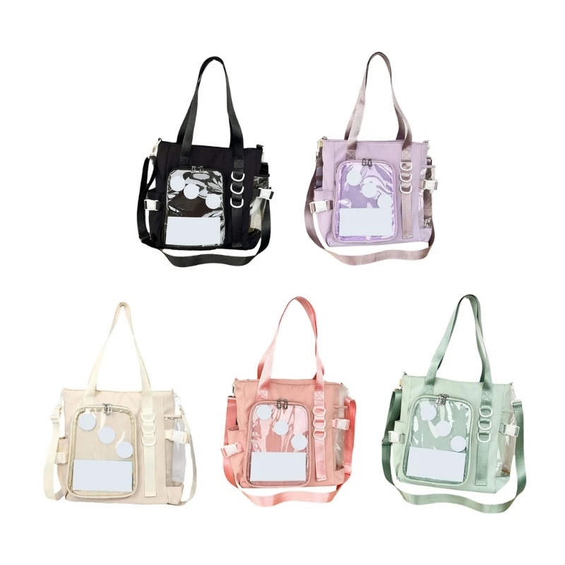 

Large Capacity Crossbody Bag Itabag School Girl Pin Display Shoulder Handbag