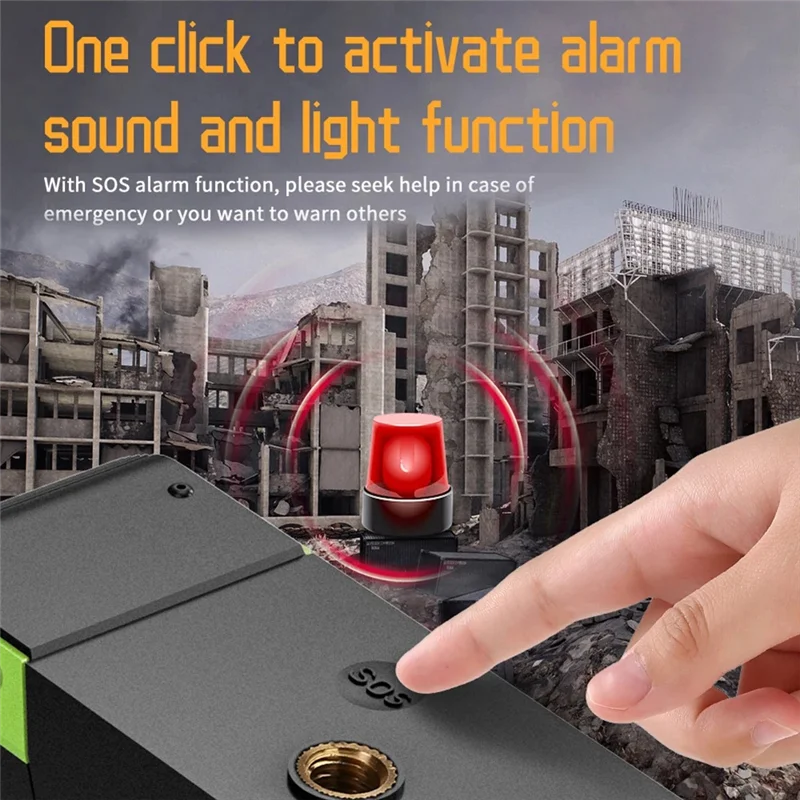 

A32T-Hand Crank Solar Radio Bluetooth-Compatible Speaker Radio Emergency LED Flashlight Dark Grey