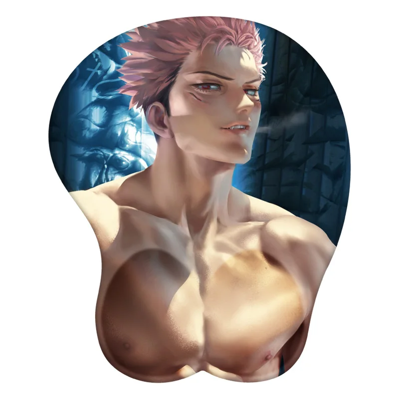 

Itadori Yuuji 3D коврик для мышки с Аниме Коврик для мыши, силиконовый сексуальный креативный игровой коврик, подарок