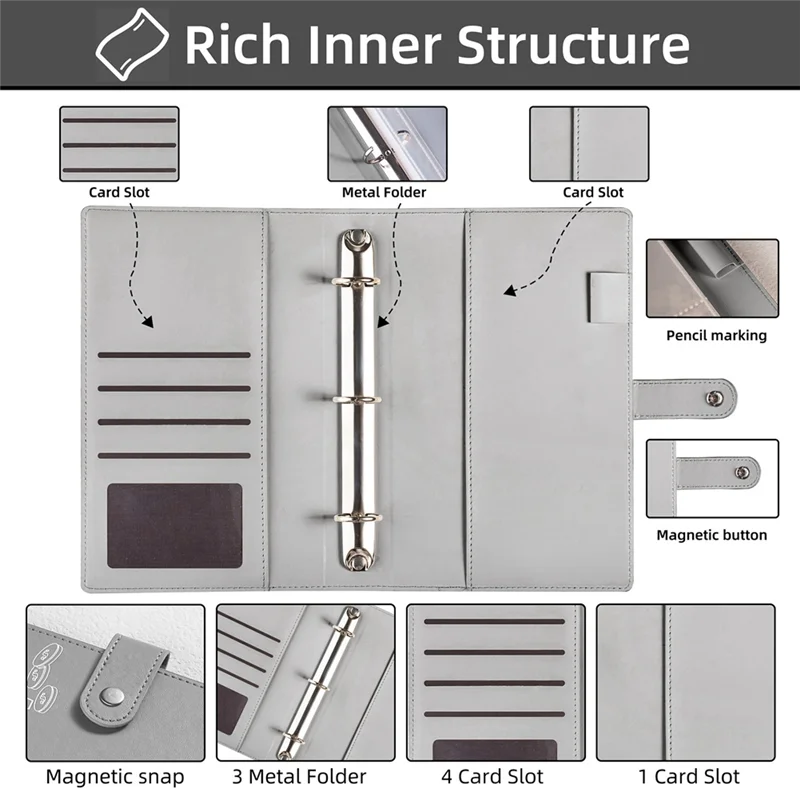 TA-52 Week Money Saving Challenge Binder With Savings Challenges Book Cash Envelopes For Budget Planner Financial