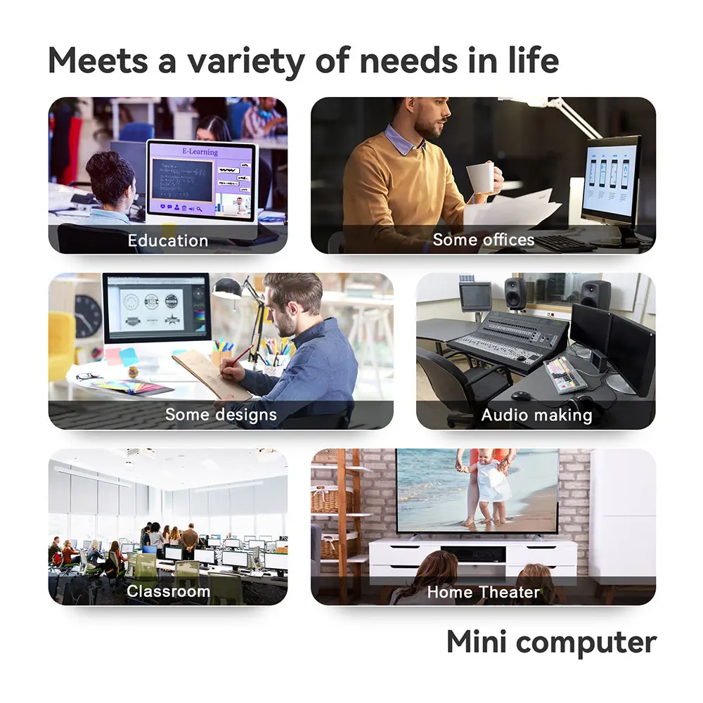 Beelink Mini S Mini S12 N95 Windows 11 Home Intel Gen N5095 8GB 256GB 12G 256G 1000M WiFi5 Desktop Gaming PC Computer