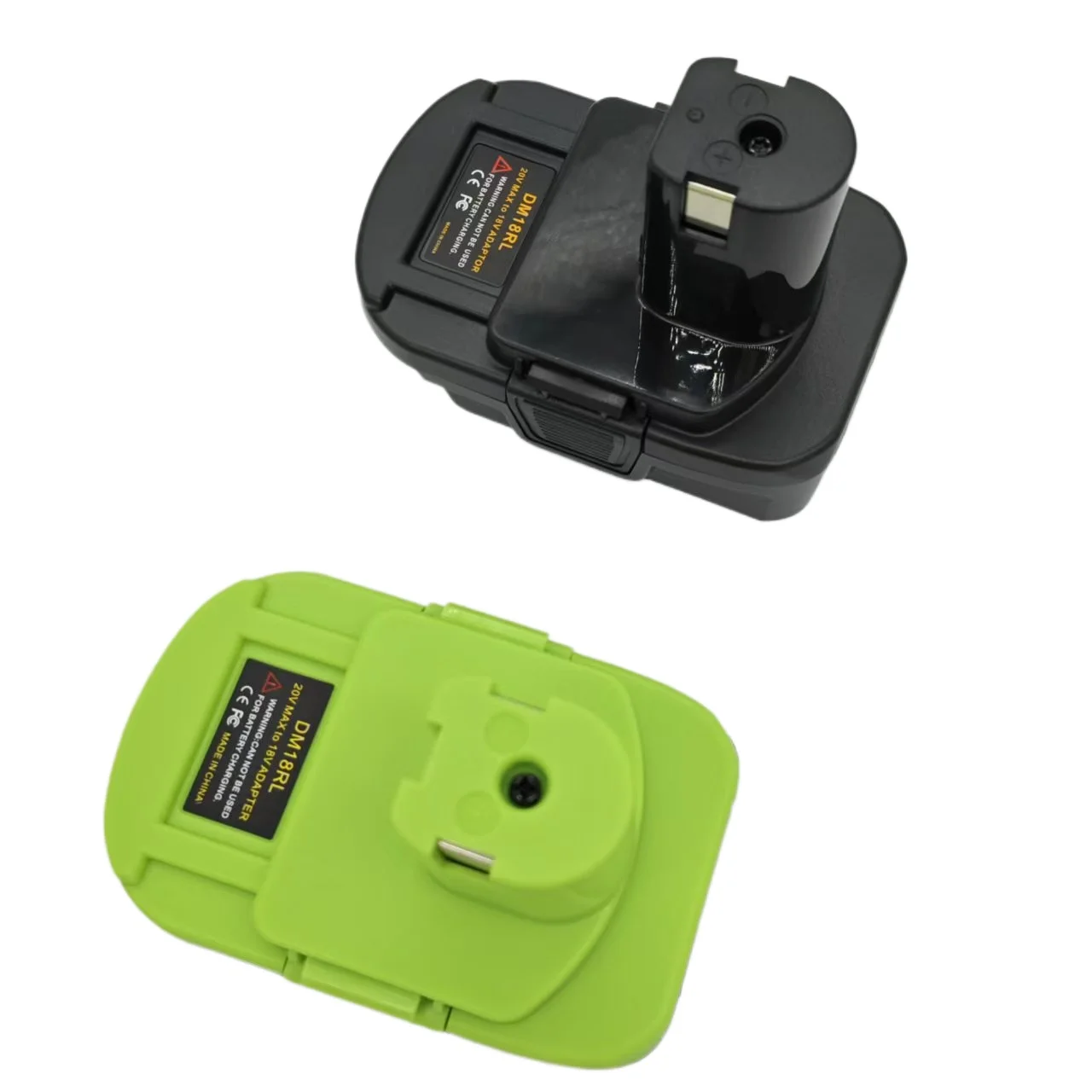 

For Dewalt/Milwaukee 18/20V Lithium Batteries DM18RL Battery Adapter Converter Compatible with For Ryobi 18V Battery Power Tools