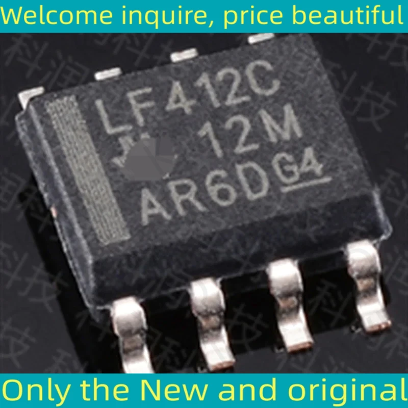 Puce IC SOIC8 LF412CDR LF412CD LF412C, Nouveau et Original, 10 Pièces