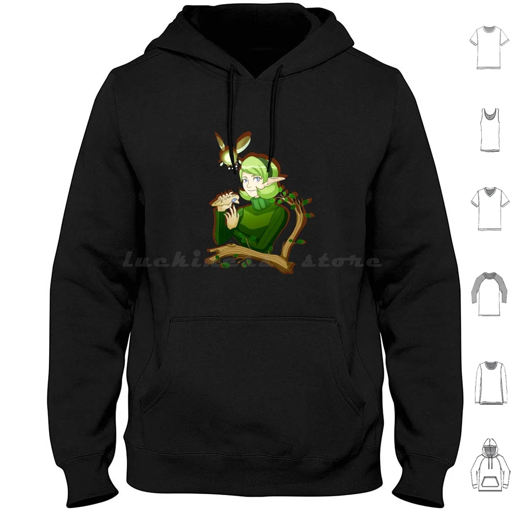 Saria Ocarina Sudadera con capucha de algodón de manga larga Saria Legend Of Ocarina Of Time Kokiri The Legend Of Ocarina