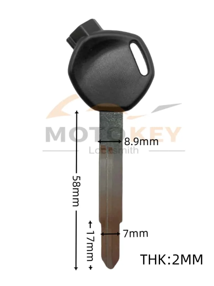 Motorcycle Key For Honda Scooter Magnet Anti-Theft Lock Key DIO AF55 AF56 AF58 55 56 58 motorcycle key with magnet sticker