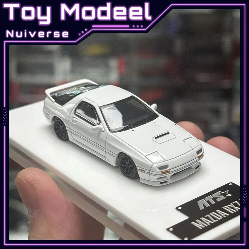 ATS Mazda RX7 FC3S Alloy Pop-up Headlights 1:64 Hi Detail Hi Precision Simulatio Diecast Alloy Collectibl Car Model Perfect Gift