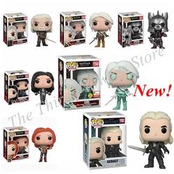 FUNKO POP The Witchers 3 CIRI # 150 # 1192 GERALT # 149 # 151 # 152 # 153, kolekcja figurek winylu, zabawki modele na prezent urodzinowy