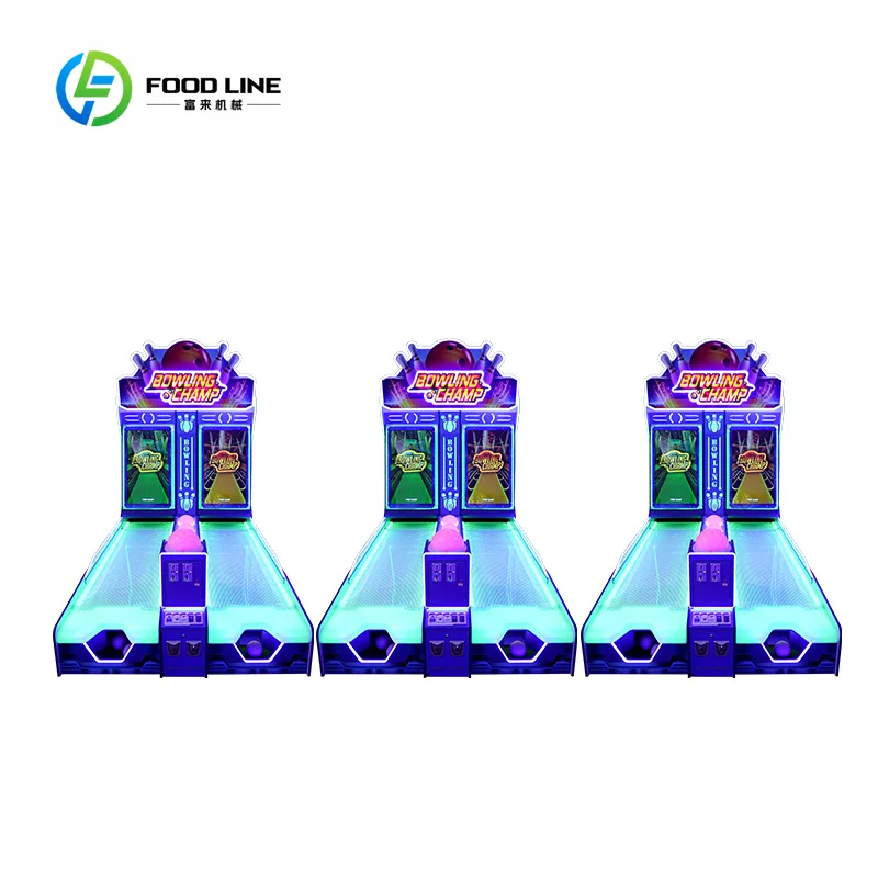 Bowling Arcade Game Machine Automatic Score Tracking Entertainment Equipment for Shopping Malls and Arcades