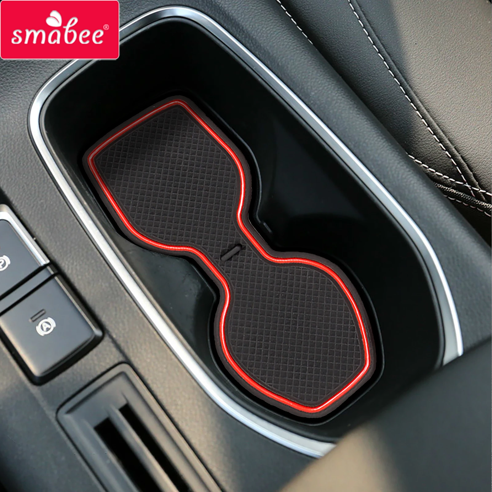 

Smabee Car Gate Slot Cup Mat for Chevrolet Captiva 2019 - 2023 Anti-Slip Door Groove Pad Interior Accessories Non-Slip Coaster