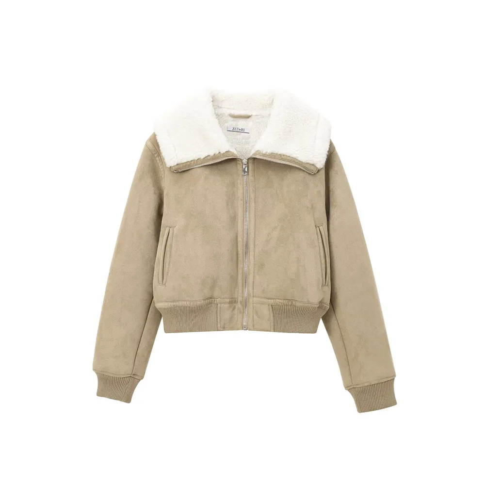 

Autumn and winter new women's clothing design sense versatile commuting double-sided jacket jacket