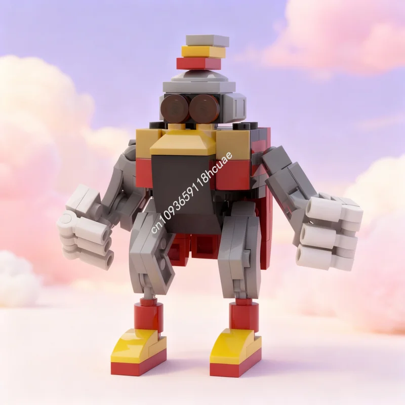 

106pcs MOC Heavy King Sonic Mania The Hedgehog Model Building Blocks Christmas Gifts Architecture Toy Idea Education Brick