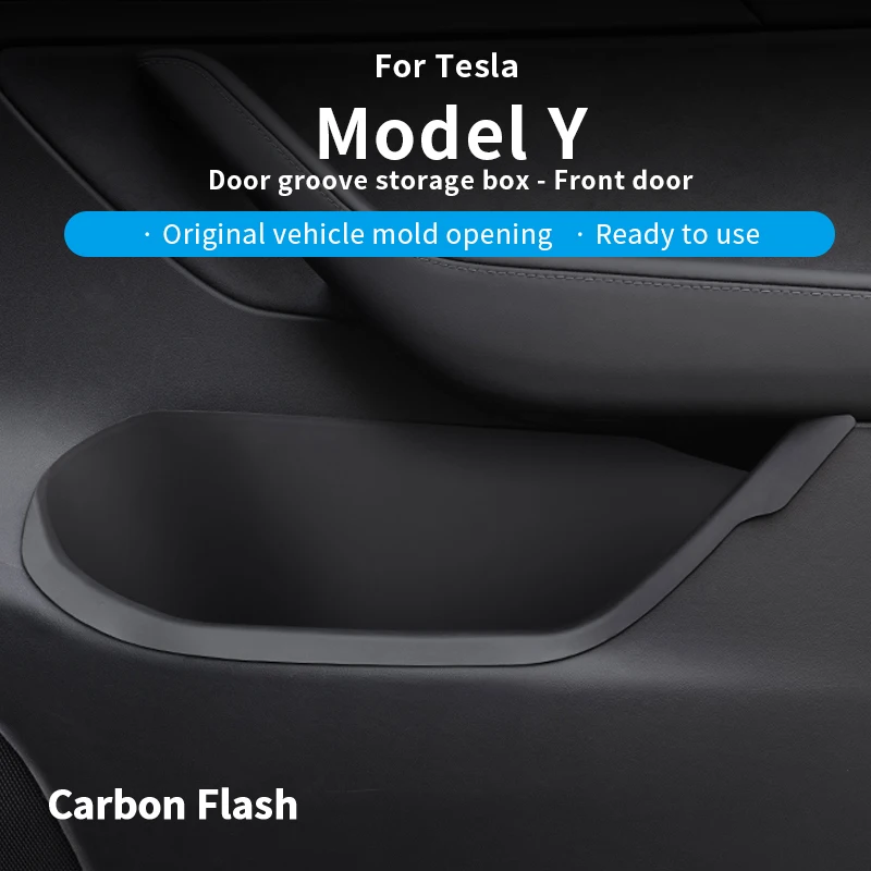 

Подходит для хранения вещей в дверном проеме передней двери Tesla Model Y.