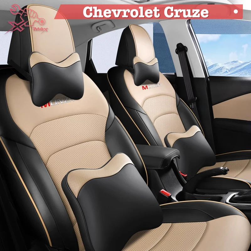 

Для Chevrolet Cruze 2019-2023 левый чехол на автомобильное сиденье, индивидуальный чехол на сиденье, всесезонные полностью окруженные подушки сиденья