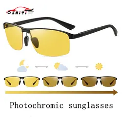 ZHIYI Chameleon Driving Glasses Men Day Night Vision Goggles Anti-Glare Photochromic Polarized Sunglasses Gafas De Sol Hombre