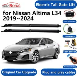 AutoBora Car Electric Tail Gate Lift System Power Liftgate Kit Auto Automatic Tailgate Opener for Nissan Altima L34 2019~2024