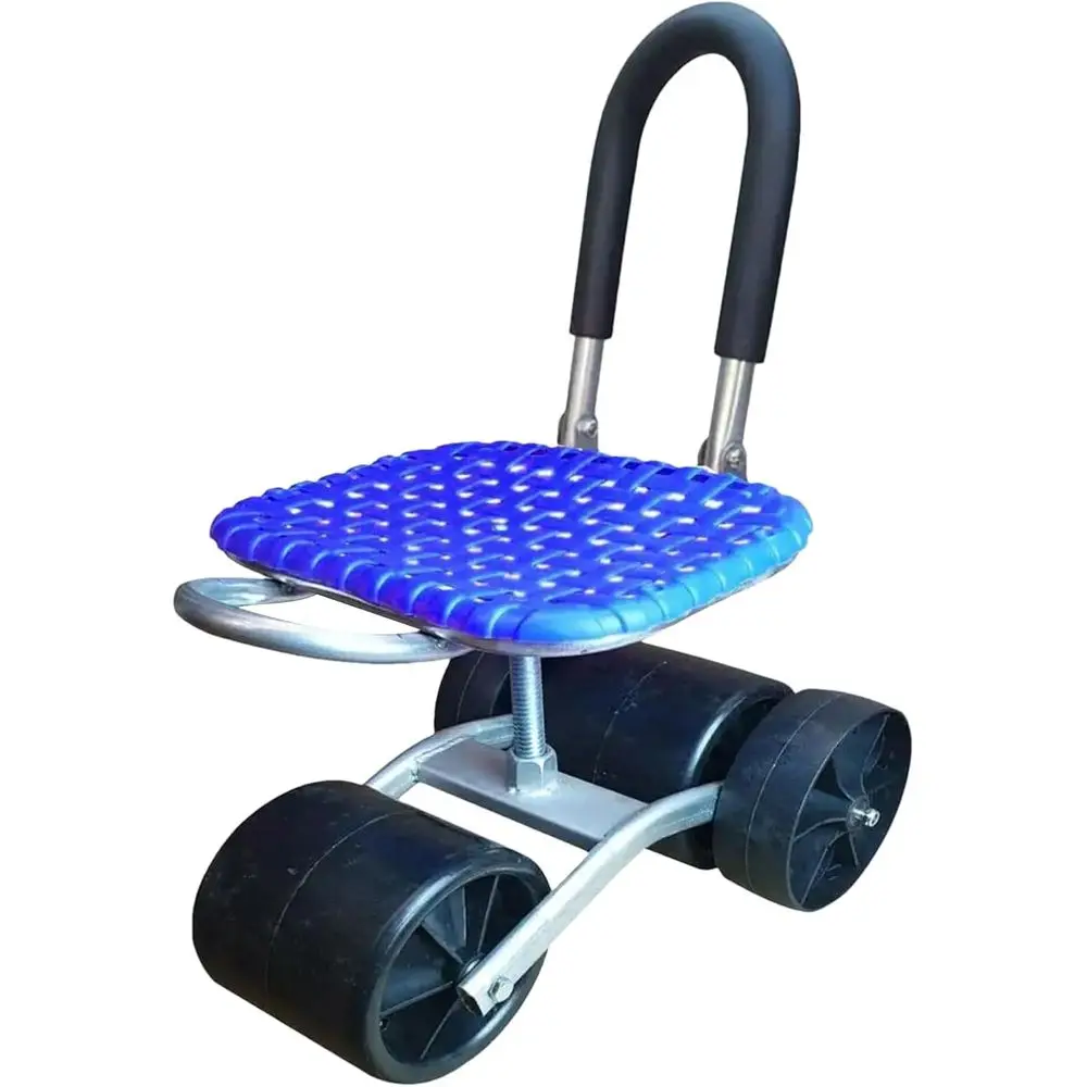 

Садовое кресло-трансформер на колесах, вращающееся на 360 градусов, складное, с регулировкой высоты, для использования на улице