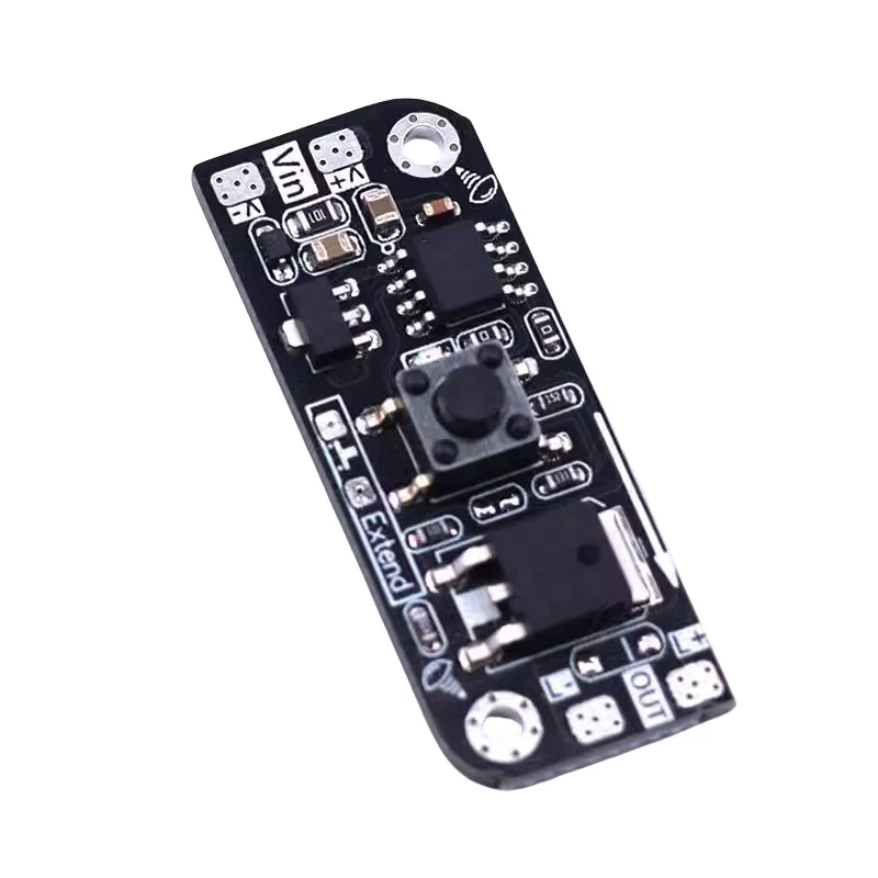 Micro button, dimming board, button module controller, bistable electronic switch with constant voltage instead of mechanical