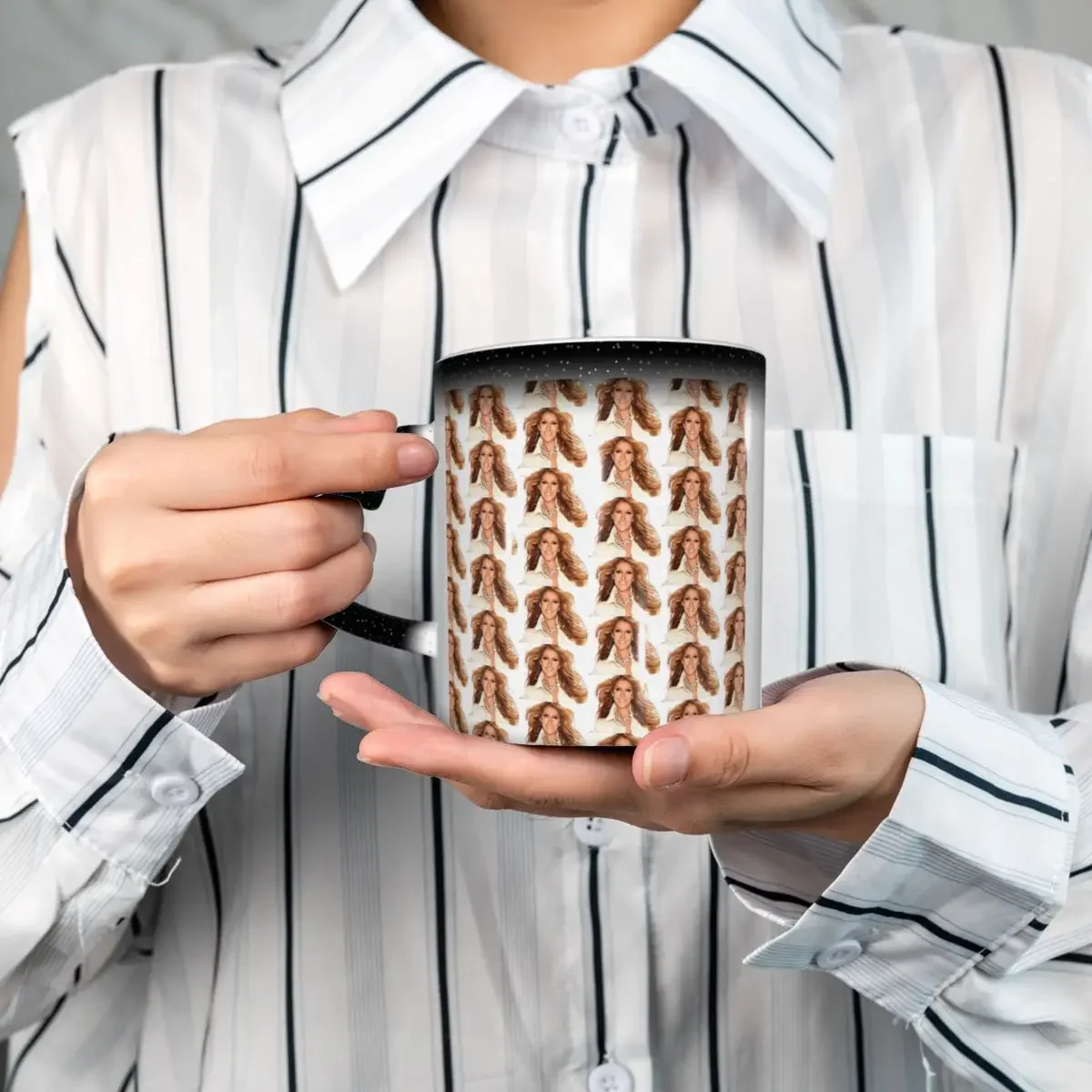 Rambutterurai Celine Dion 2019 Tour Dates And C Mug Funny Ceramic Coffee Cups Tea Mugs Milk Cup Drinkware Gift for Friends