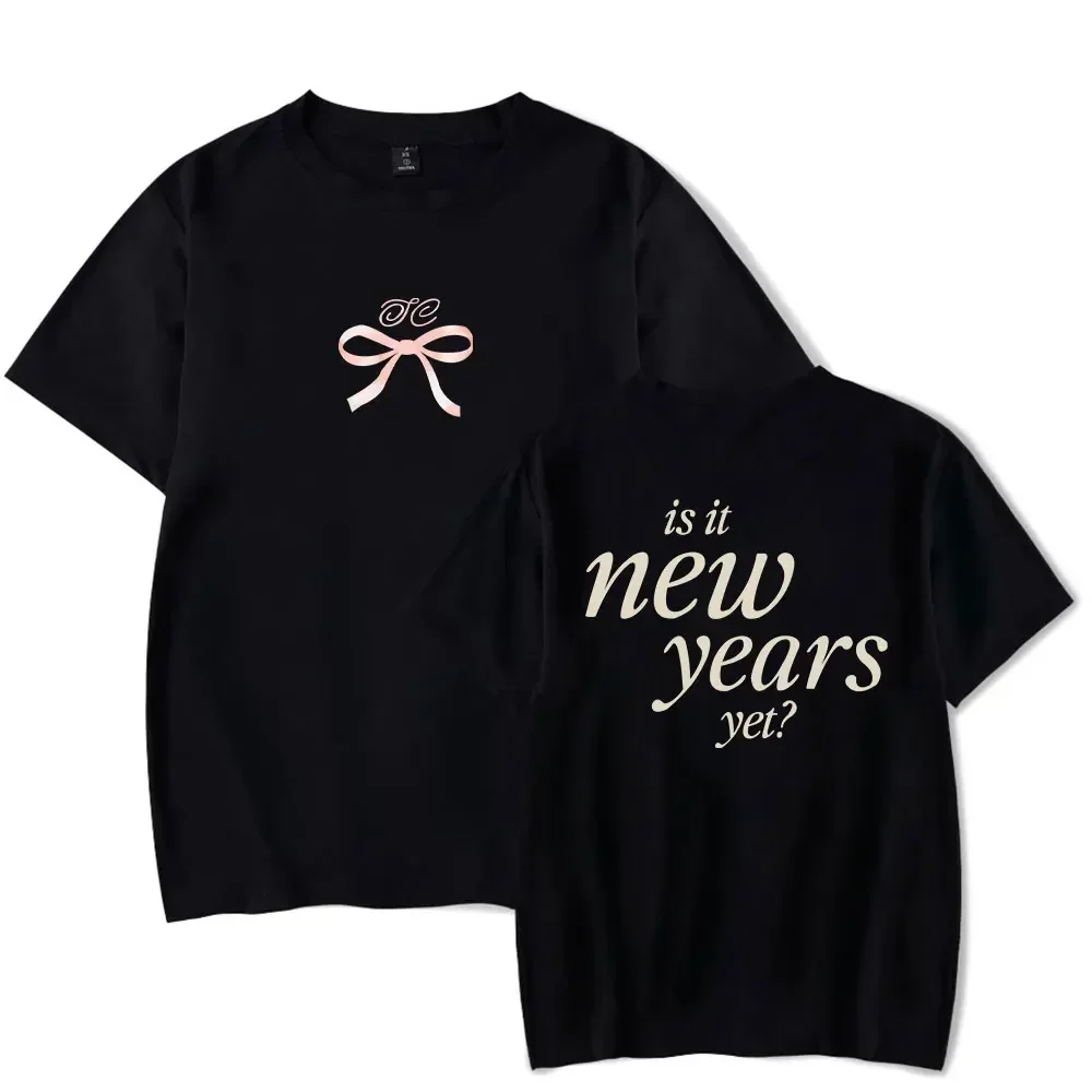 Sabrinnaa Carpenter New Year T-shirt Fruitcake Album Merch Fashion Casual Short sleeve T-shirt men's and women's everyday top