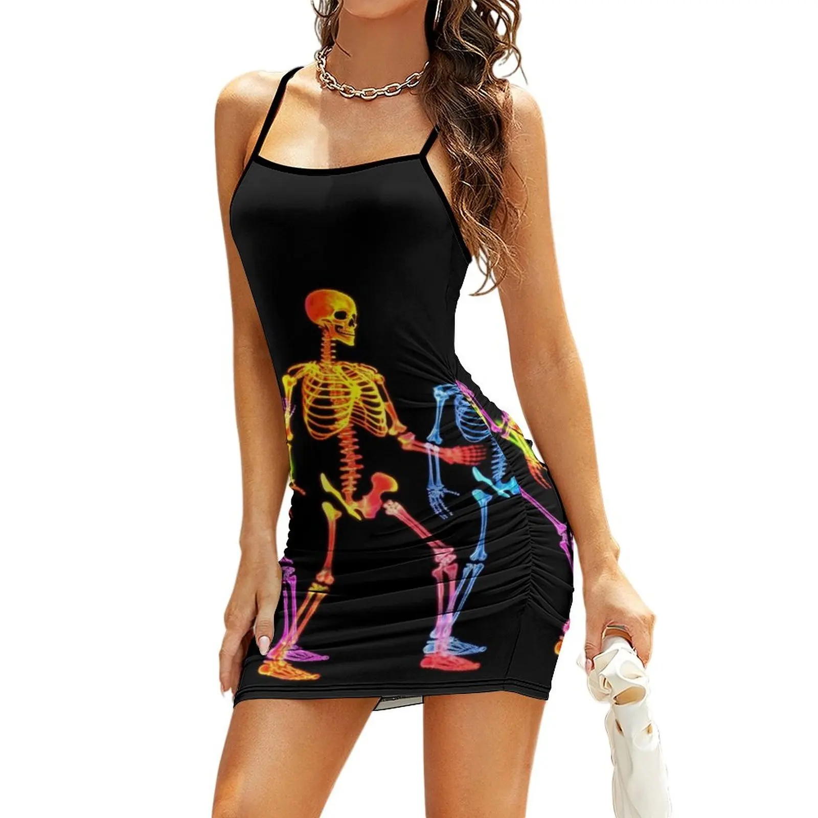 

Dancing Skeletons Sling Dress summer clothes dress women summer 2025