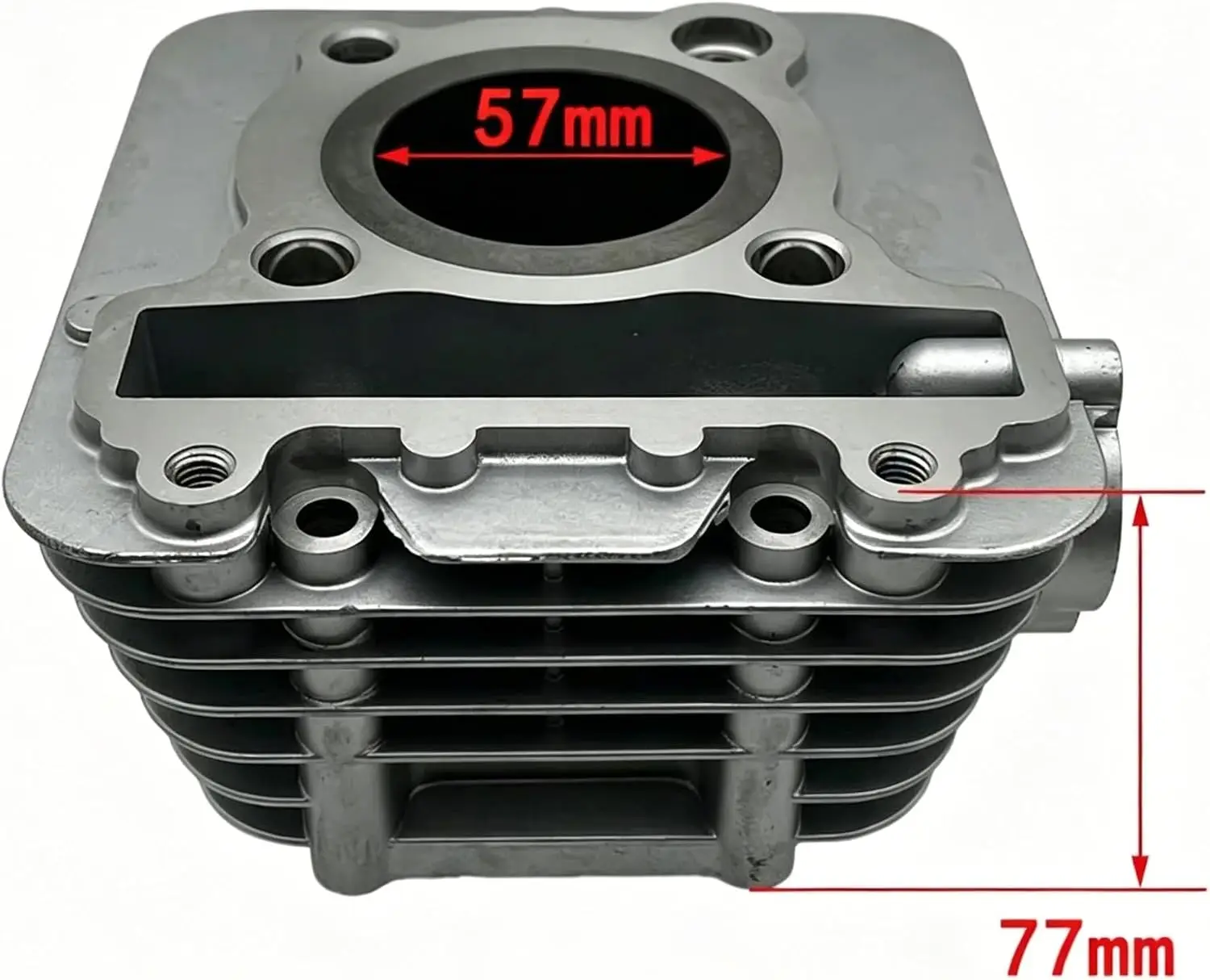 Piston Ring 4FP00 Cylinder Kit 57mm Piston Rings Kit for SR150 for SRZ150 for SR 150 for SRZ 150 for JYM 150 4FP Engine Cylinder