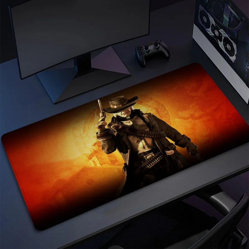 Game Cowboy Gaming Mouse Pad Xxl Office Accessories Deskmat Desk Mat Mousepad Gamer Mats Mause Anime Pads Pc Desktop Large Mice