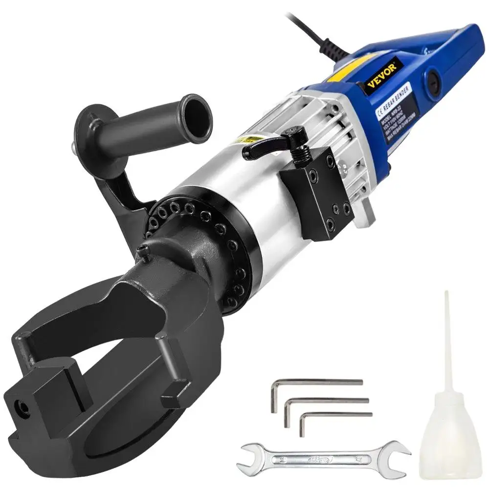 

Electric Hydraulic Rebar Bender 1.2KW 0.9inch 22mm Portable Bender 110V Handheld Rebar Bending Tool Fast and Efficient