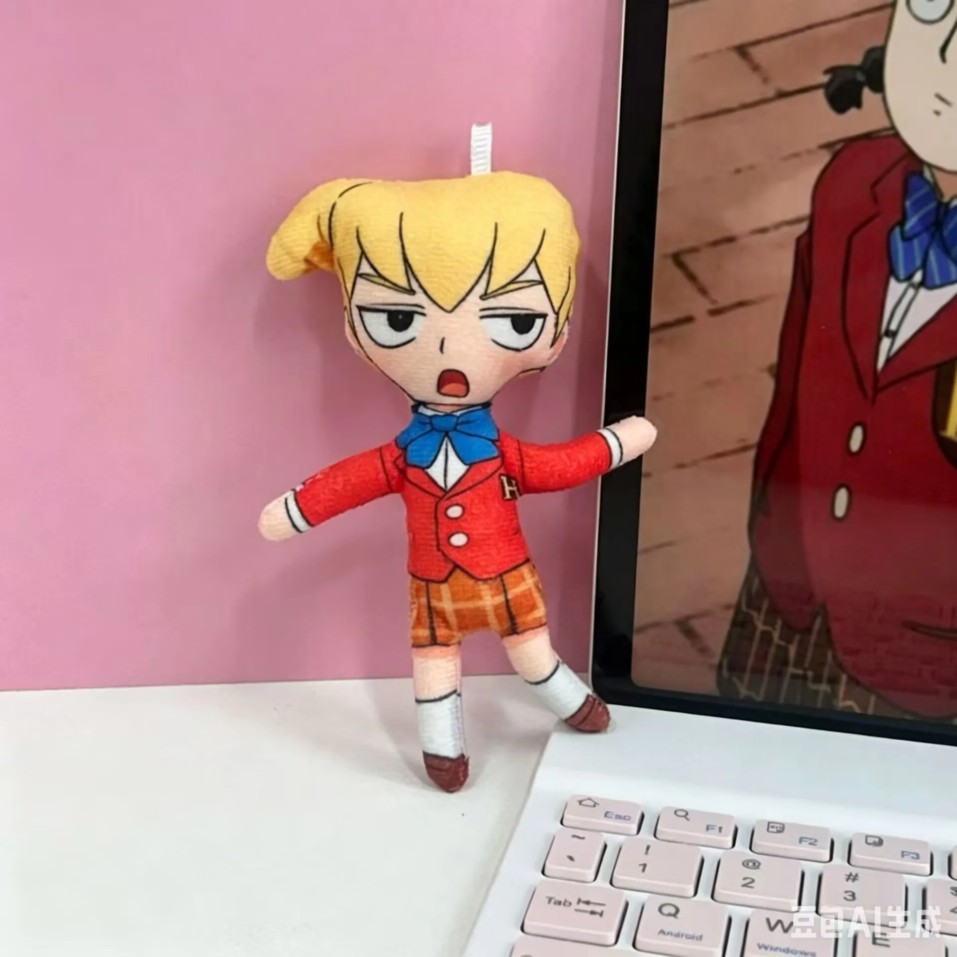 Anime Kageyama Shigeo Reigen Arataka Plush Kageyama Shigeo Plushies Doll Slender Twistable Shape Stuffed Toys Room Decoration