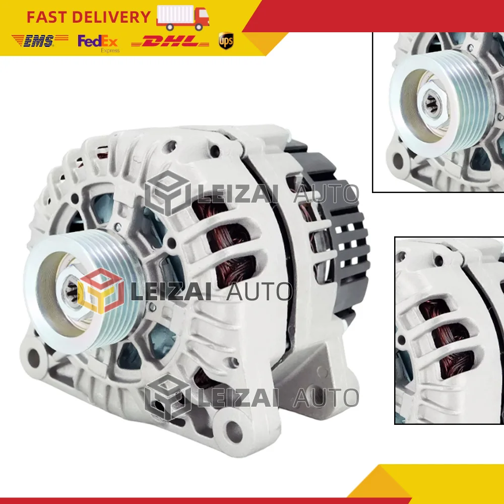New Alternator For  PEUGEOT 206 207 307 407 607 CITROEN C4 C5 Xsara Berlingo Jumpy 1608881080 5702A5 9640088080 9801895380