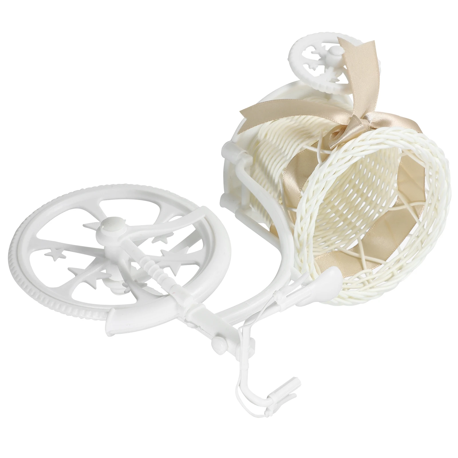 

Tricycle Flower Basket Shallow Home Wedding Decor Baby Shower Party Favor Storage Baskets Plastic