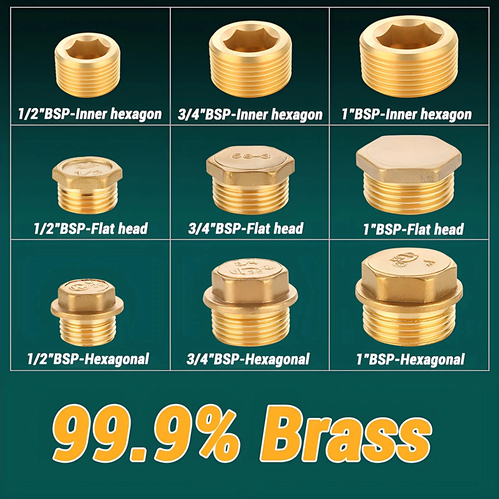 Brass 1/8